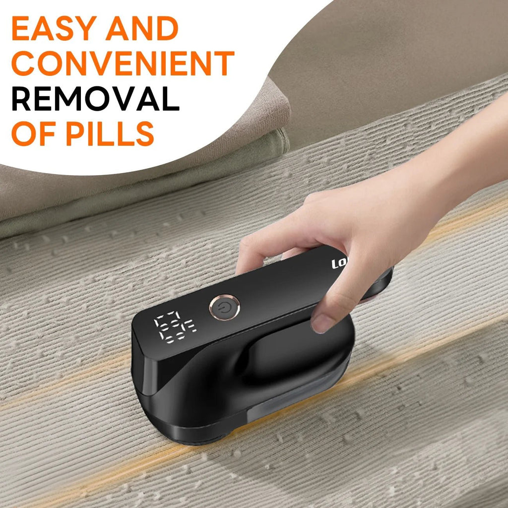 Fabric Shaver, Electric Lint Remover, Lint Shaver, Sweater Defuzzer with LED Display - Sure Gadget