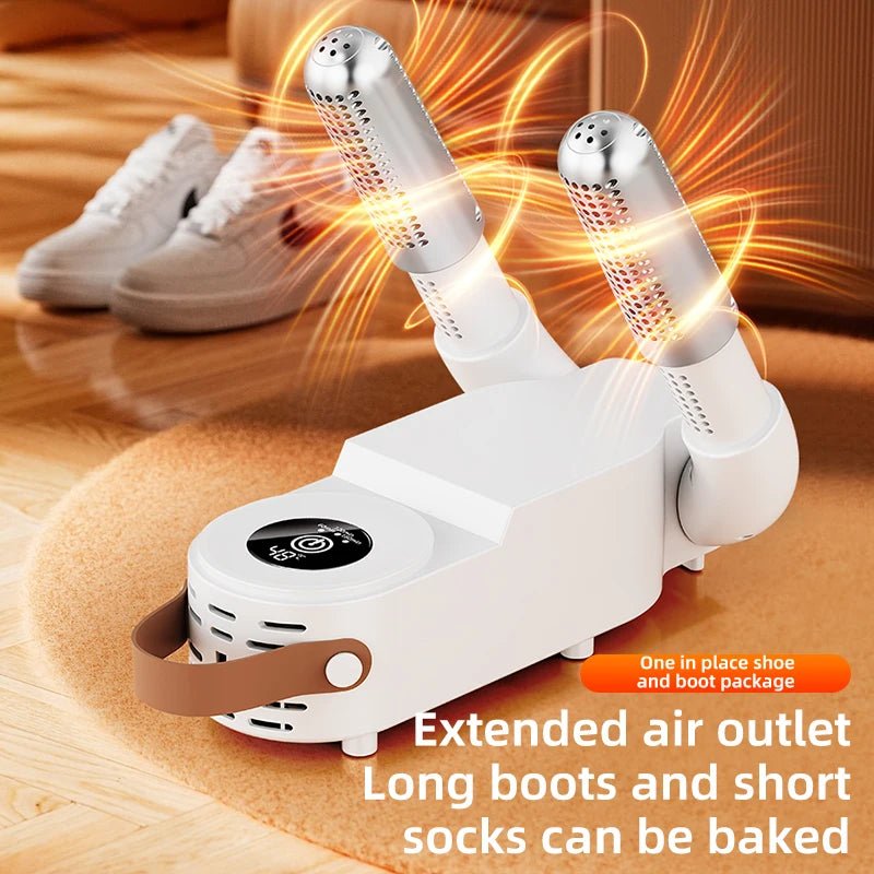 Foldable Footwear Sterilizer & Turbo Dryer – UV Odor - Free Shoe Care - Sure GadgetCleaner moisture remover