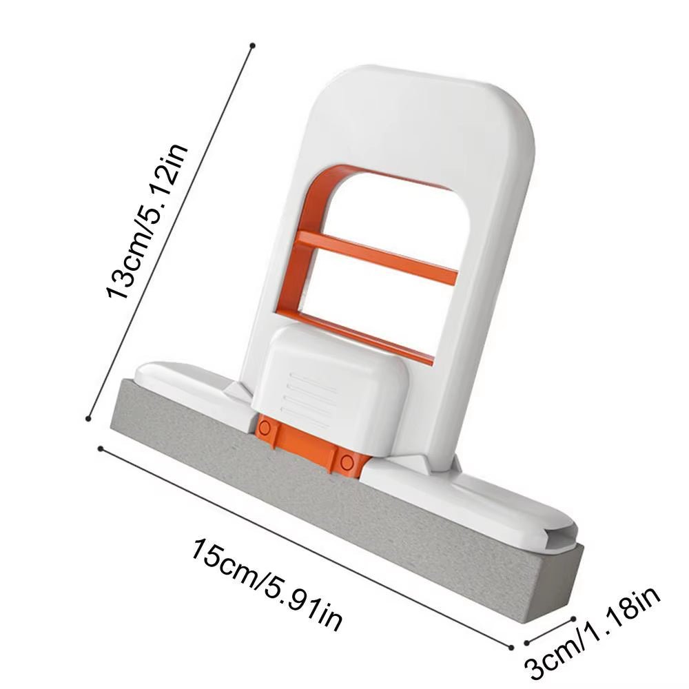 Portable Self - Squeeze Sponge Mop – Foldable Absorbent Floor Cleaner for Home, Windows, Car & Desktop - Sure Gadget