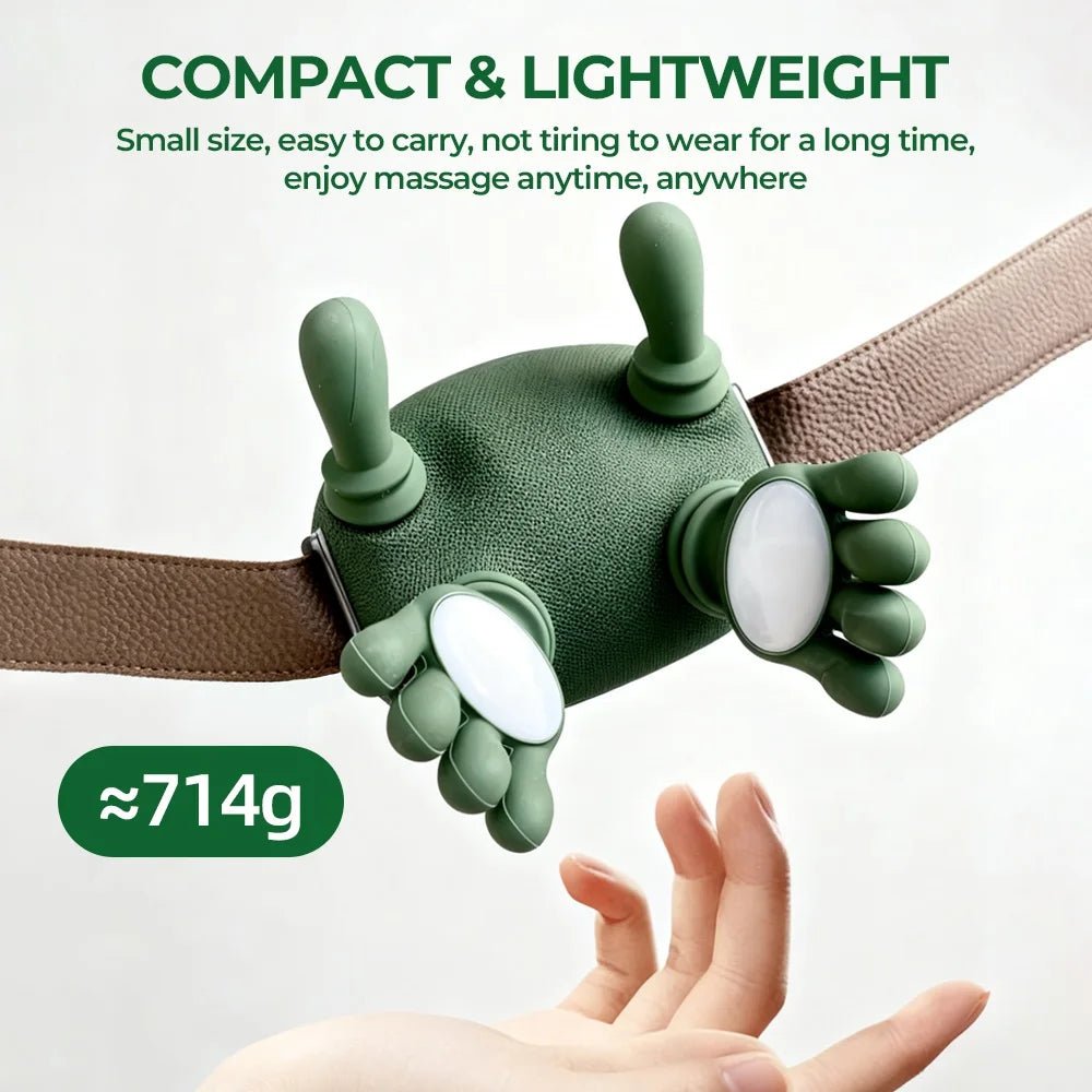 RelaxaFlex Finger Pressure Neck & Shoulder massager (Wireless) Deep finger - pressure relief - anytime, anywhere. - Sure Gadget