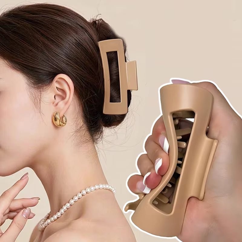 Soft Silicone Shark Hair Claw Clip – Non - Slip, Break - Resistant Grip for Women | Durable & Comfortable for Daily Wear & Sports - Sure Gadget