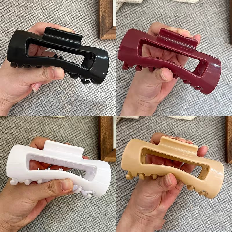 Soft Silicone Shark Hair Claw Clip – Non - Slip, Break - Resistant Grip for Women | Durable & Comfortable for Daily Wear & Sports - Sure Gadget