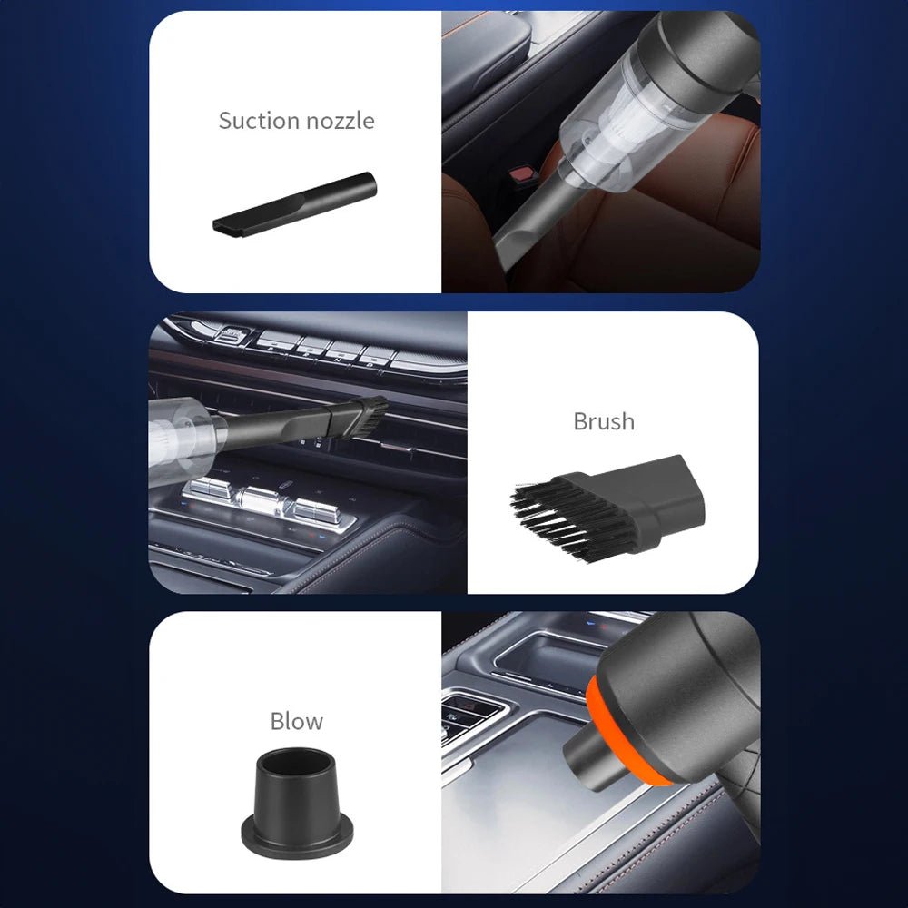 UltraClean Wireless Car Vacuum – Powerful Portable Suction - Sure GadgetWireless Car Vacuum